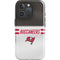 NFL Tampa Bay Buccaneers White Striped iPhone 16 Pro Impact Case